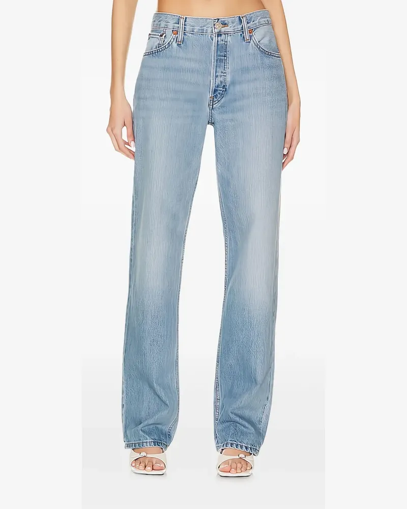 RE/DONE loose long jeans - Blau Blau