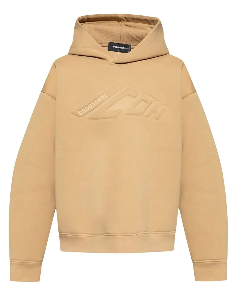 Dsquared2 Hoodie mit Logo-Prägung - Nude Nude