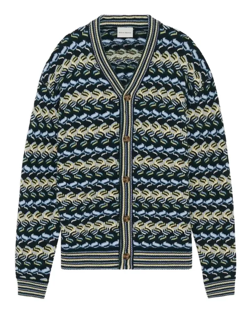 Drôle de Monsieur Coogie boxy cardigan - Blau Blau