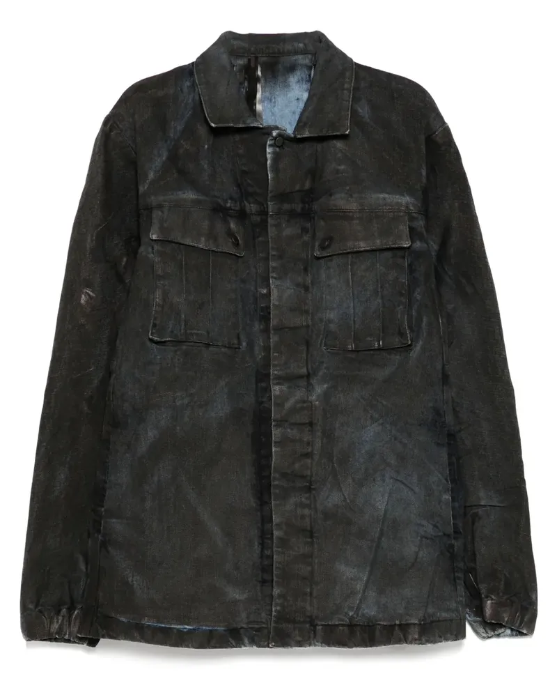 Boris Bidjan Saberi Jacke mit Knopfverschluss - Grau Grau