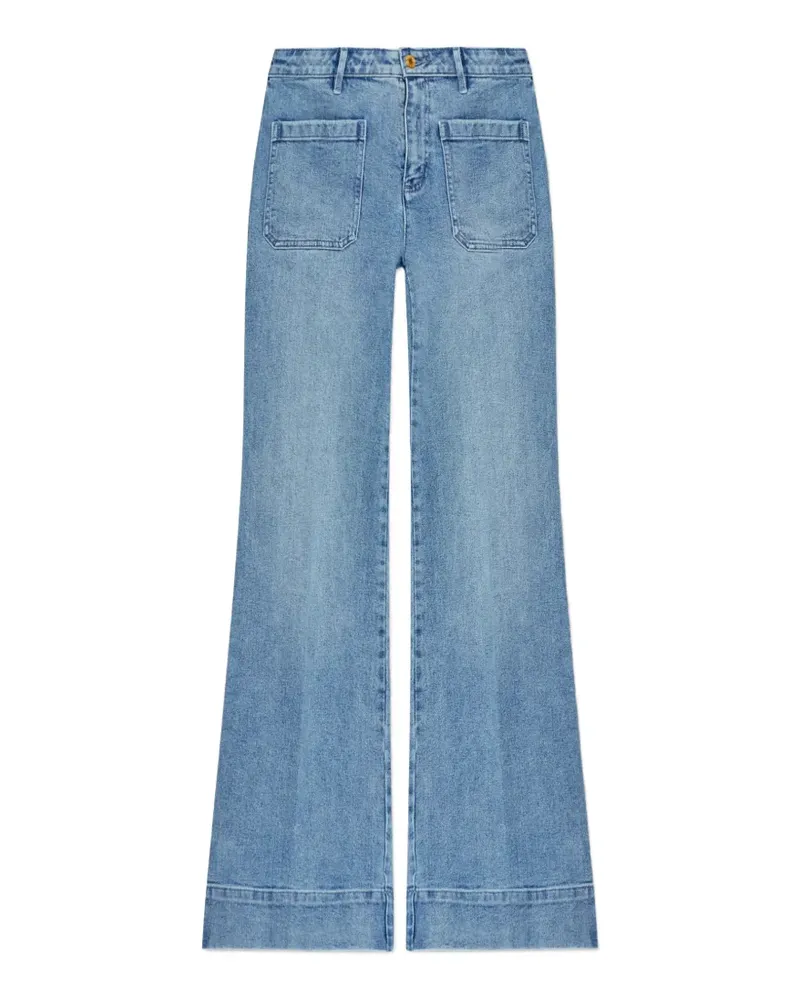 Michael Kors Jeans mit ausgestelltem Bein - Blau Blau