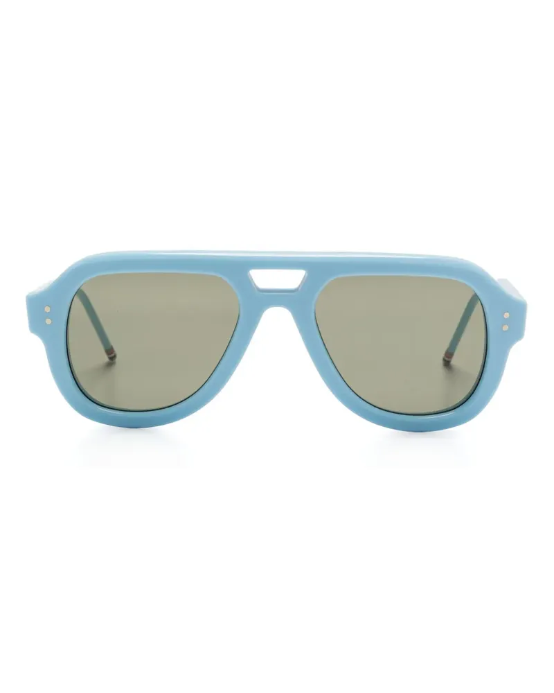 Thom Browne Getönte Pilotenbrille - Blau Blau
