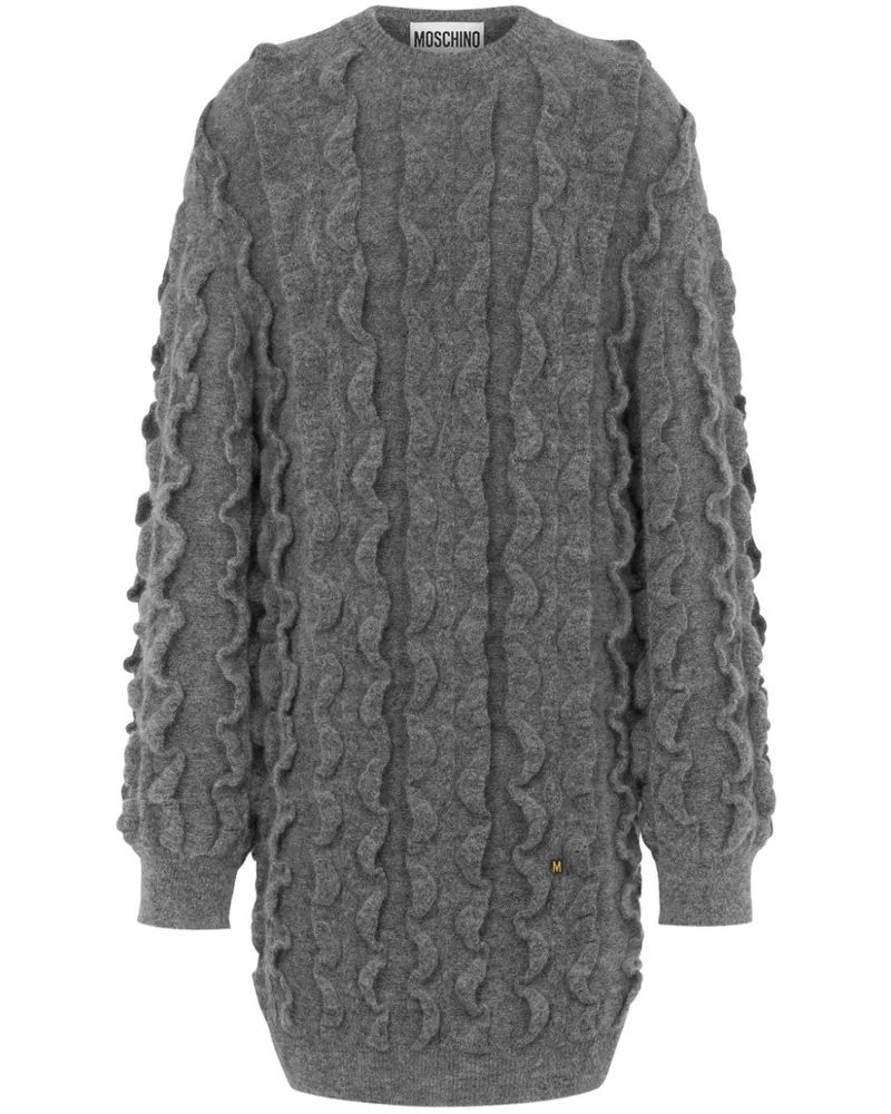 Moschino Gestricktes Kleid - Grau Grau