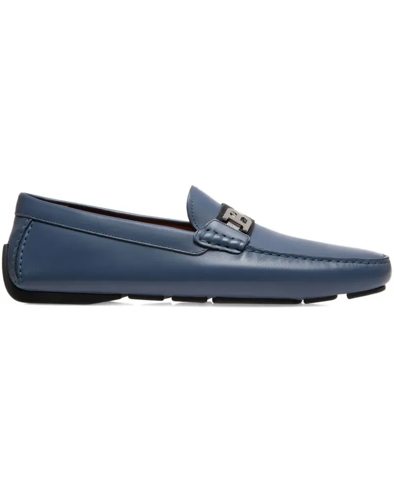 Bally Pivial Loafer aus Leder - Blau Blau