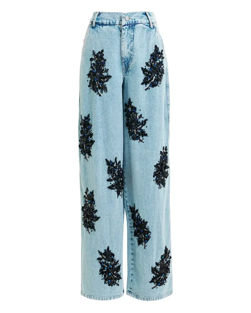 Essentiel Icie Jeans mit Pailletten - Blau Blau
