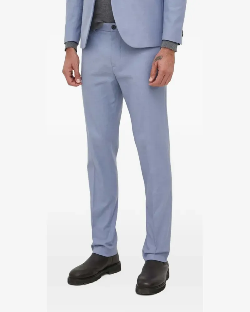 Sisley Geknöpfte Hose - Blau Blau