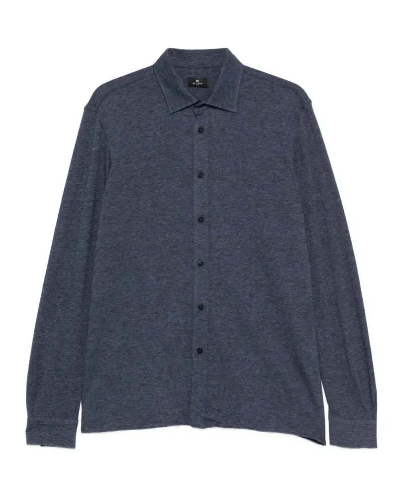Etro Langärmeliges Hemd - Blau Blau