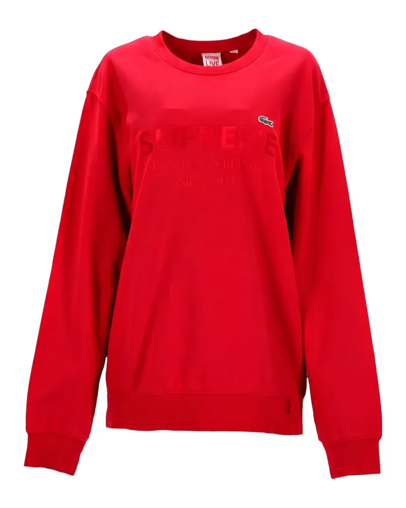 Supreme Being Pullover mit Logo-Prägung - Rot Rot