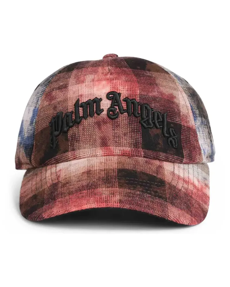 Palm Angels Karierte Baseballkappe - Rot Rot