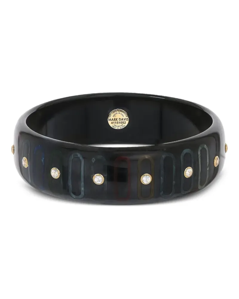 Mark Davis 18kt Gelbgoldarmreif mit weißem Topas und Diamanten Gold