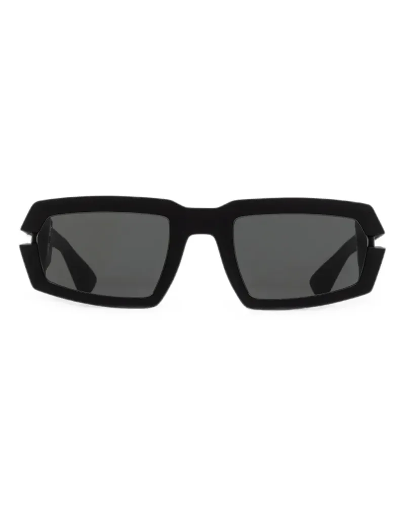 Mykita Incheon Sonnenbrille mit eckigem Gestell - Schwarz Schwarz