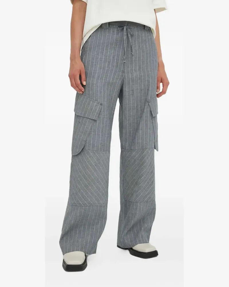 Day Birger et Mikkelsen Fred Hose mit Nadelstreifen - Grau Grau