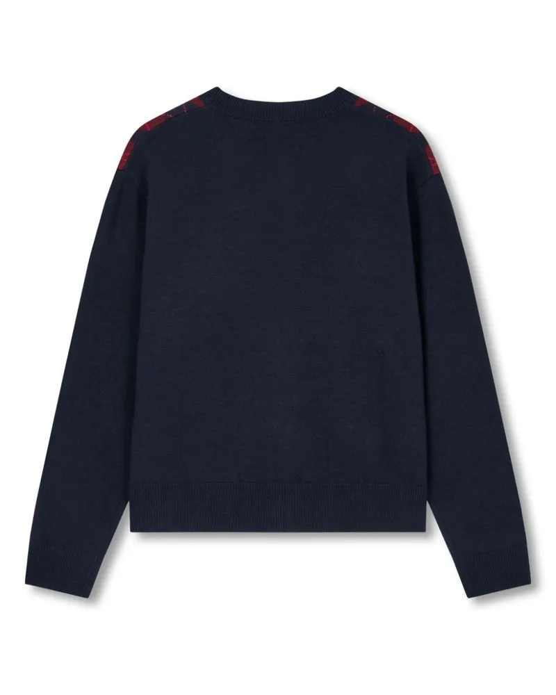 STUDIO TOMBOY Cardigan mit Argyle-Muster - Rot Rot