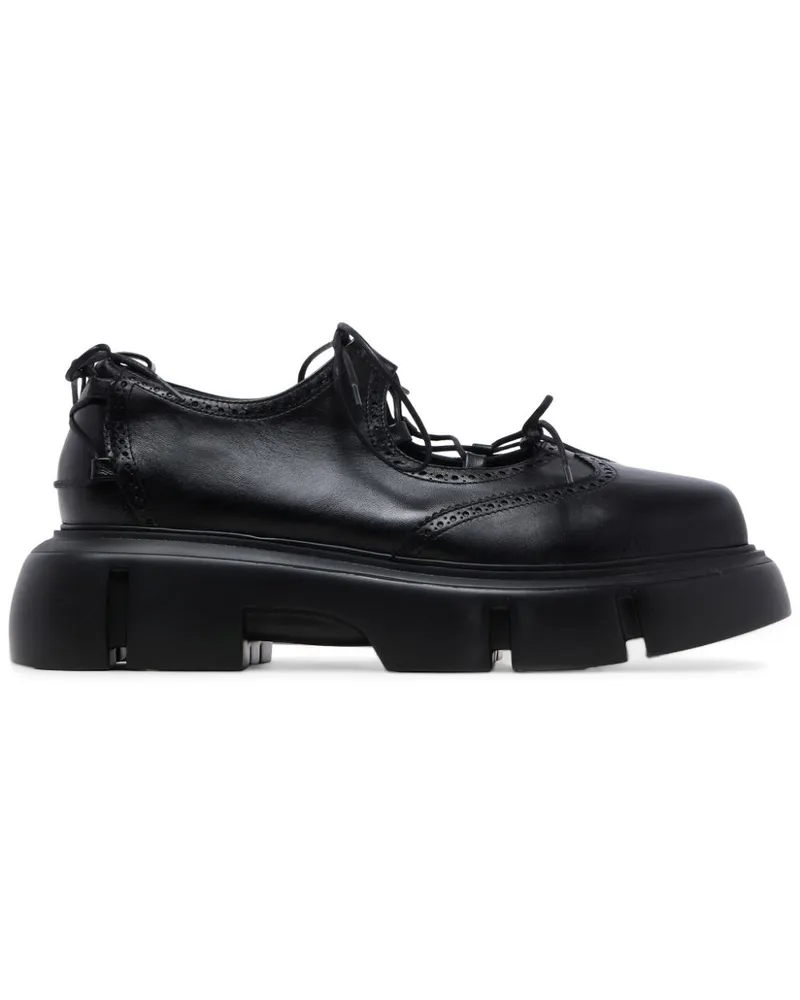 Simone Rocha Oxford-Schuhe aus Leder - Schwarz Schwarz