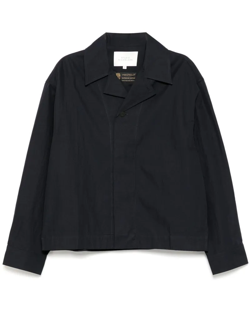 Studio Nicholson Airforce Rick Jacke - Blau Blau