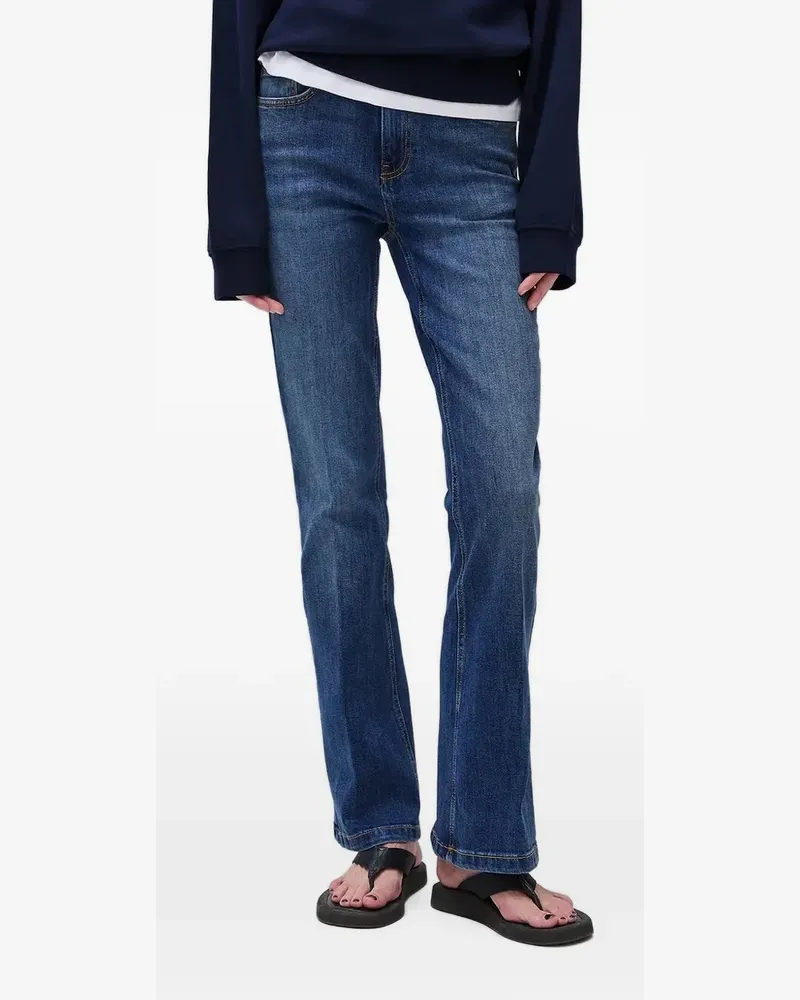 Benetton faded-effect straight-leg jeans - Blau Blau