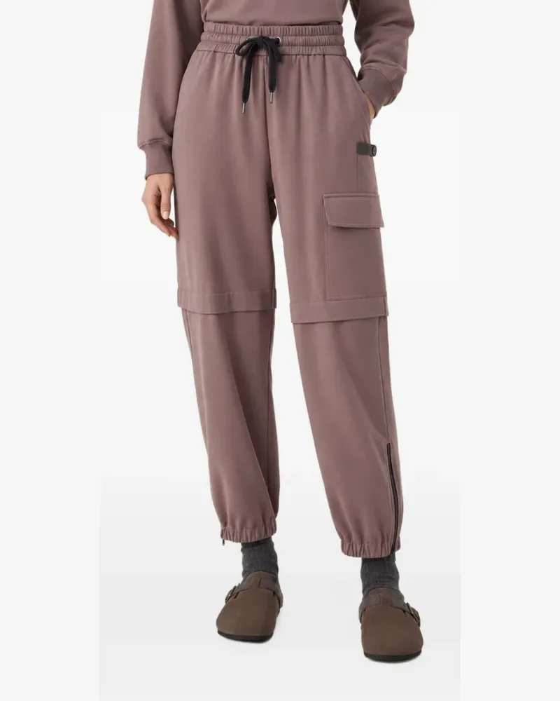 Brunello Cucinelli Cargohose aus Baumwolle - Violett Violett