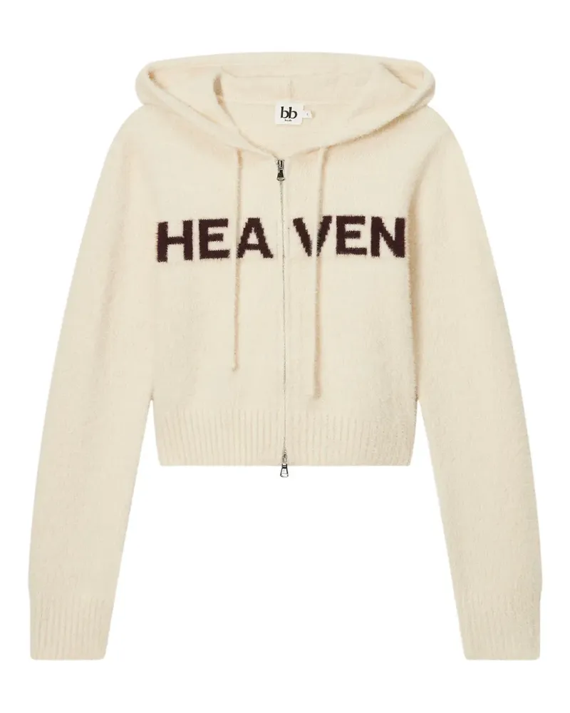 b+ab Kapuzenjacke mit Reißverschluss - Nude Nude