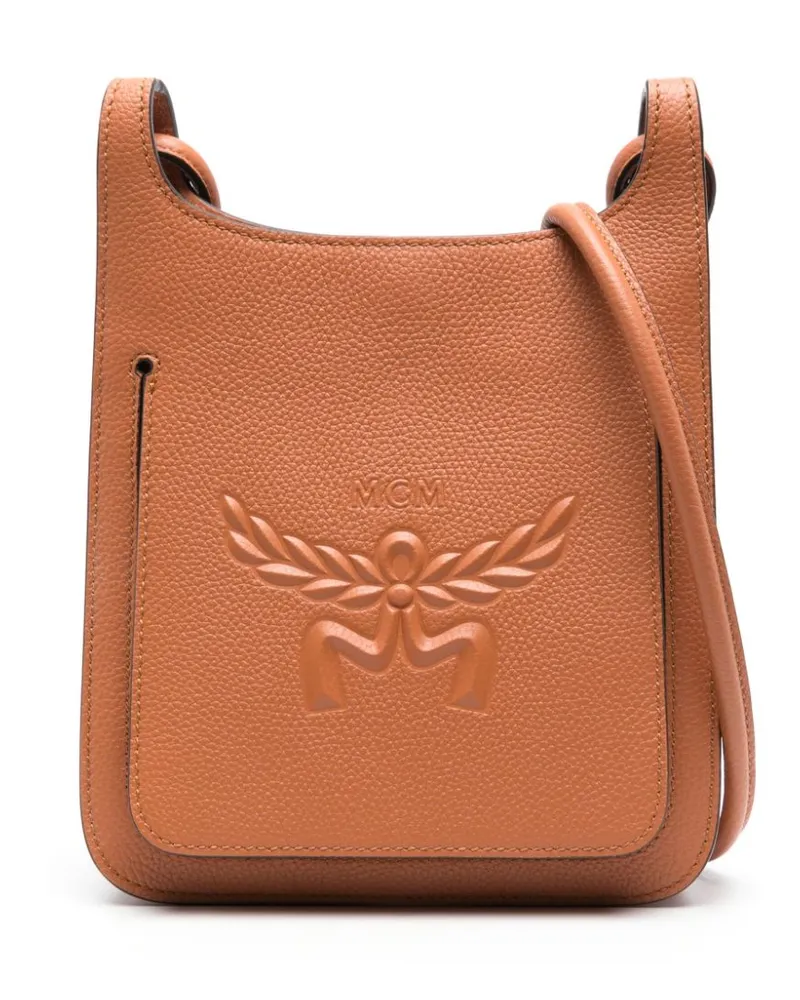 MCM Mini Himmel Hobo Umhängetasche - Braun Braun