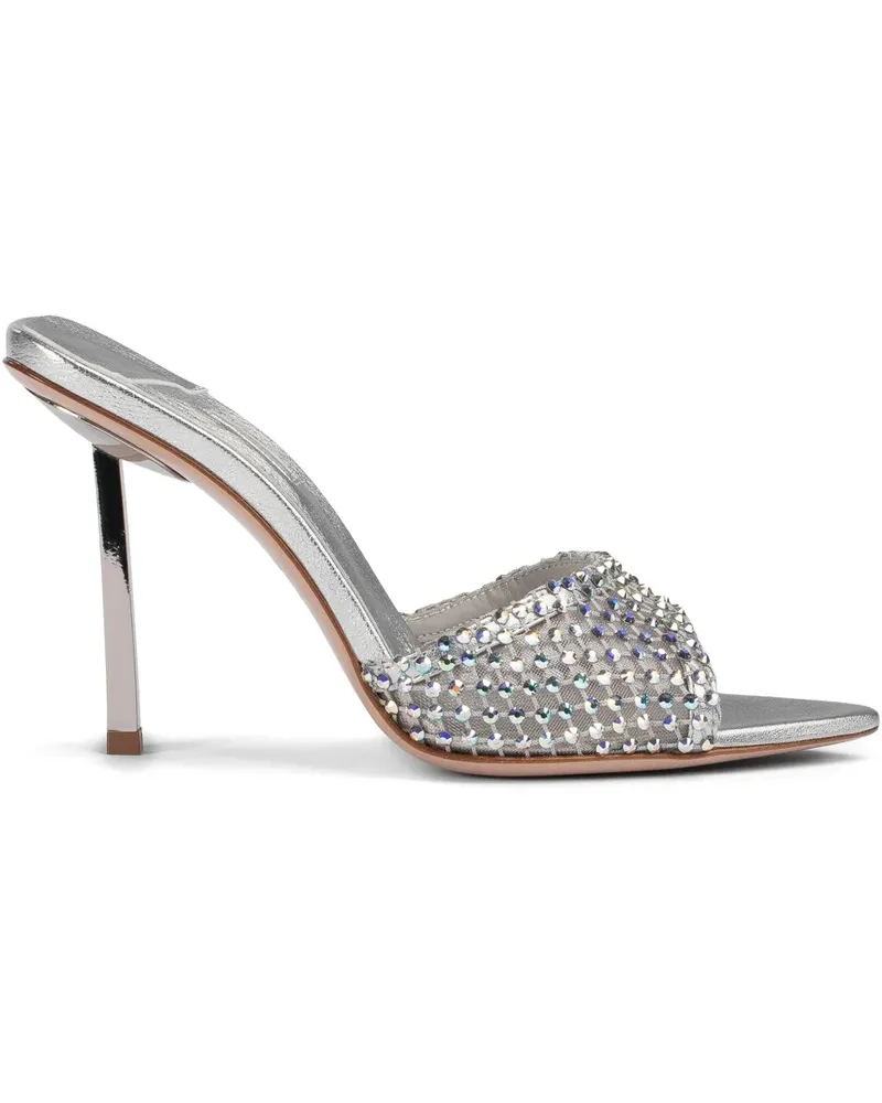 Le Silla Gilda Mules 110mm - Silber Silber