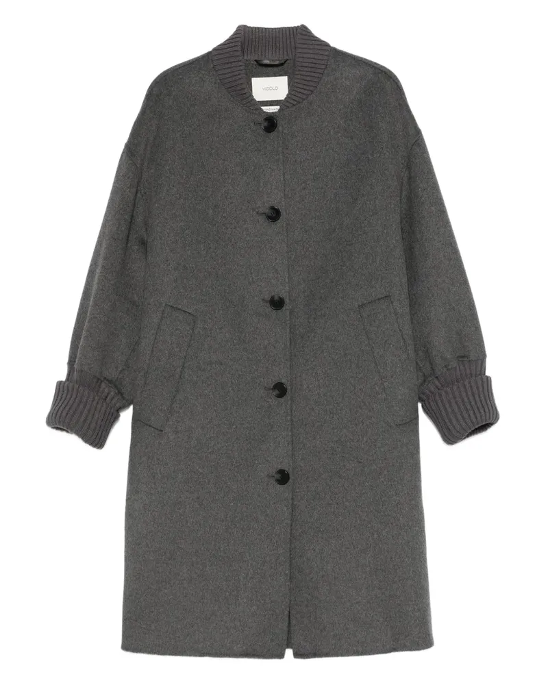 VICOLO brushed-finish coat - Grau Grau