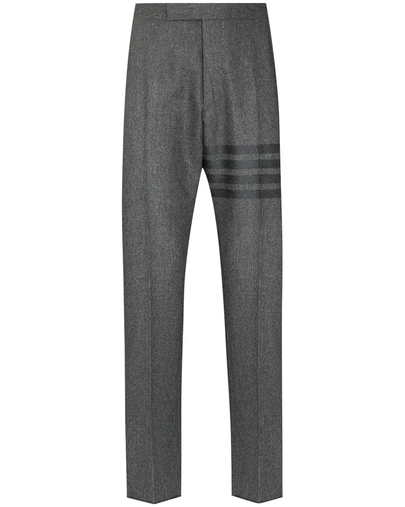 Thom Browne Flanellhose mit Streifen Grau