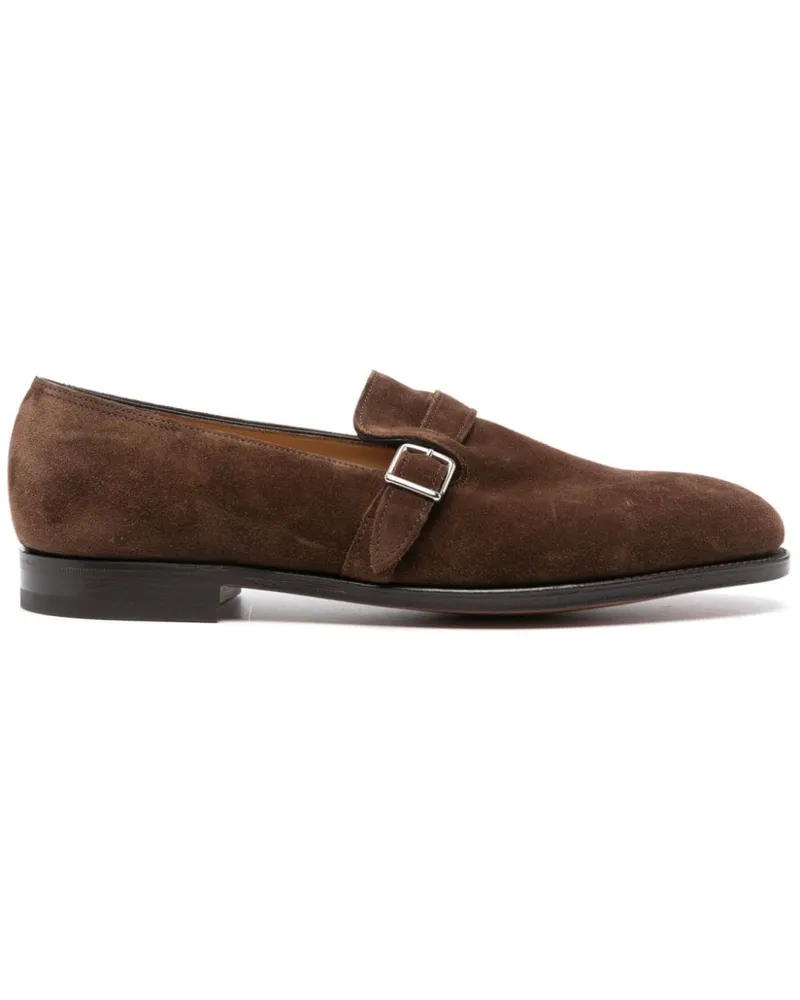 John Lobb Loafer mit Schnallendetail - Braun Braun