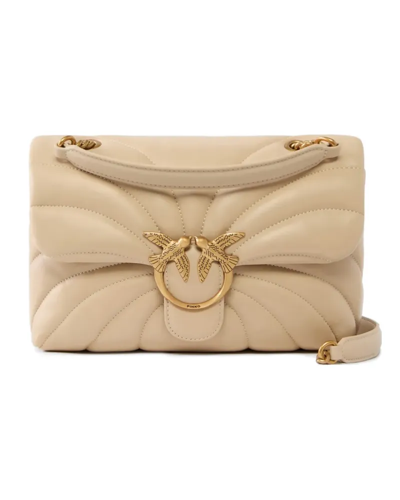 Pinko large Love Bag Puff quilted shoulder bag - Nude Nude