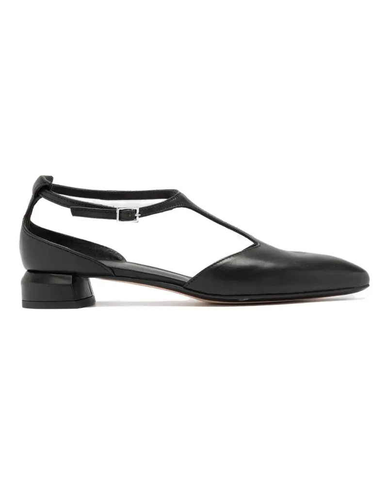 Officine Creative Italia Sage Pumps mit T-Riemen - Schwarz Schwarz
