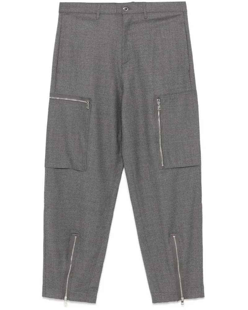 Michael Kors Cargohose mit Reißverschluss - Grau Grau