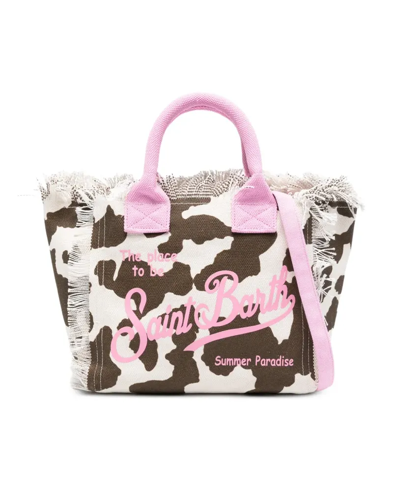 MC2 Saint Barth Tasche mit Kuh-Print - Nude Nude