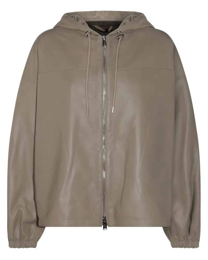 ADD Bomberjacke aus Leder - Nude Nude