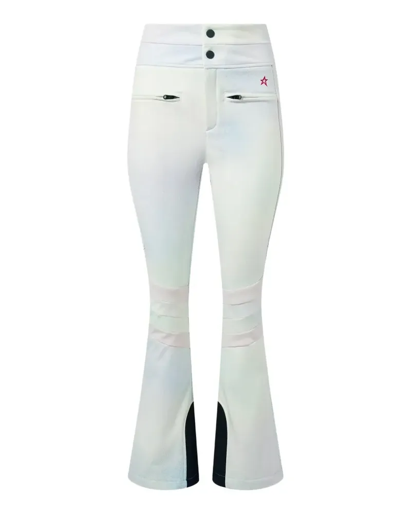 Perfect Moment Aurora Flare Skihose mit hohem Bund - Weiß Weiß