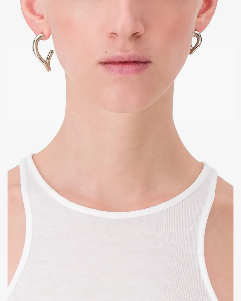 Justine Clenquet Yara twisted earrings - Silber Silber