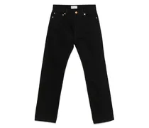 Jeans mit Logo-Patch - Schwarz