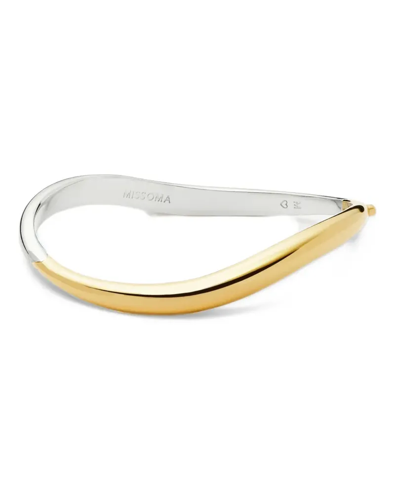 Missoma Savi Signature Armreif mit Scharnier - Gold Gold