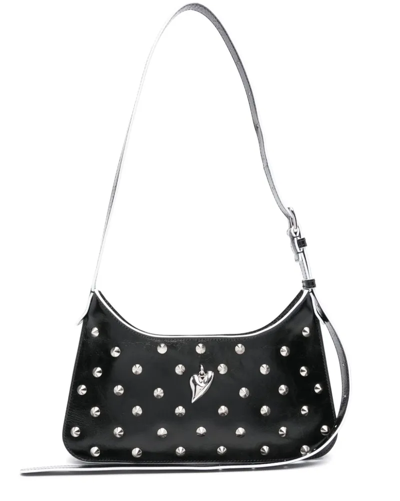 Acne Studios Mini Platt Schultertasche - Schwarz Schwarz