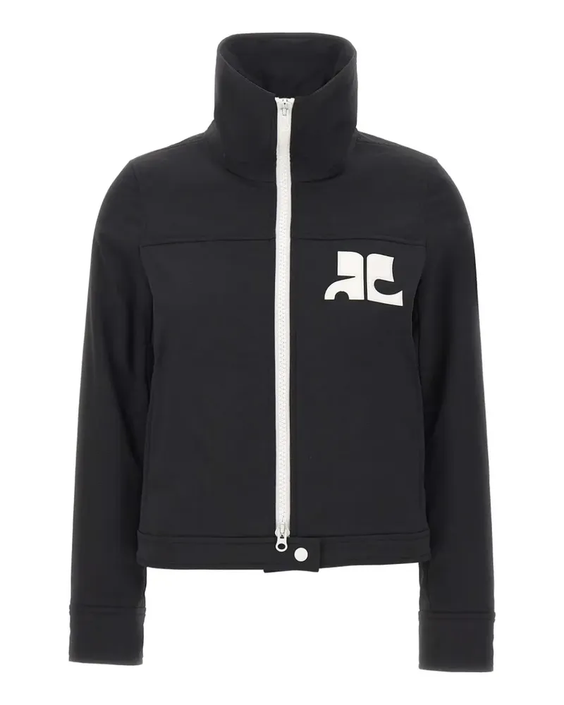 Courrèges nylon blouson - Schwarz Schwarz