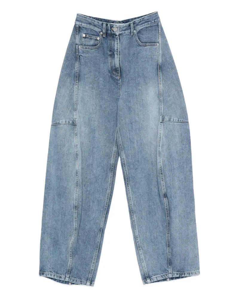 tibi Sid Jeans mit Einsätzen - Blau Blau