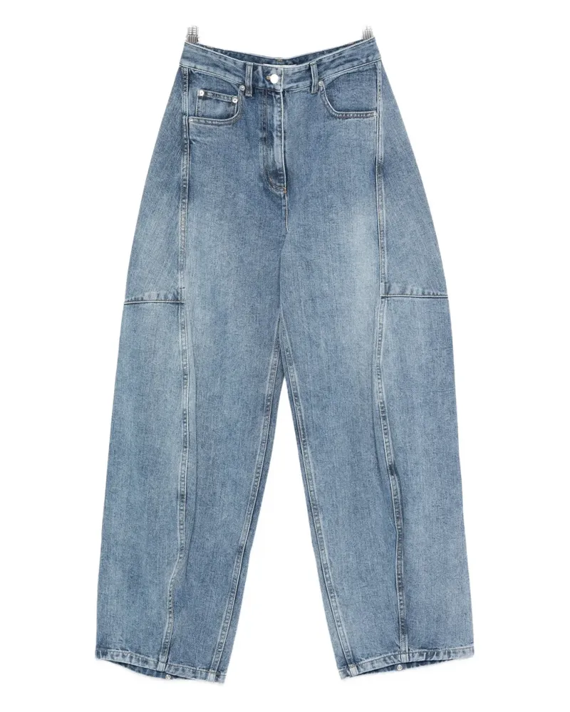 tibi Sid Jeans mit Einsätzen - Blau Blau