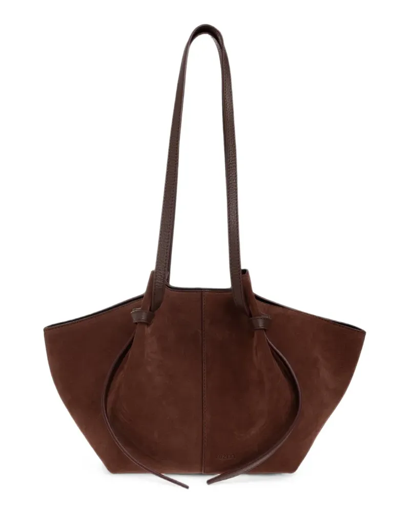 YUZEFI medium Mochi suede tote bag - Braun Braun