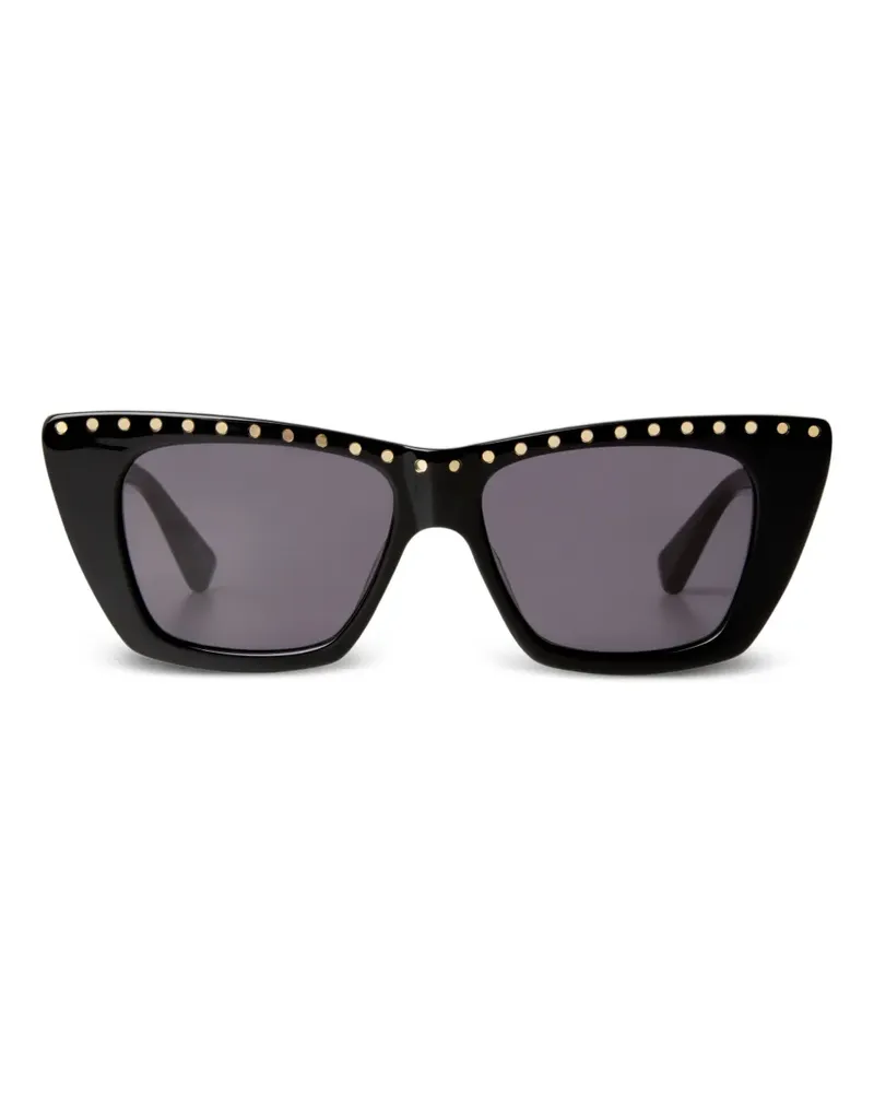 Temperley London The Dolly Sonnenbrille mit Nieten - Schwarz Schwarz