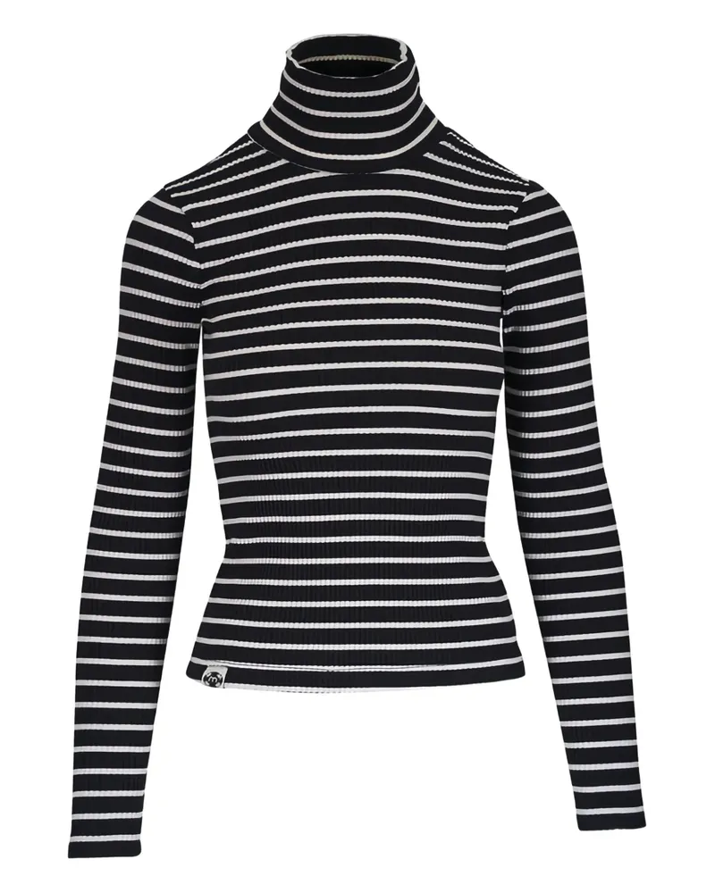 Mother Hickey striped-pattern top - Schwarz Schwarz