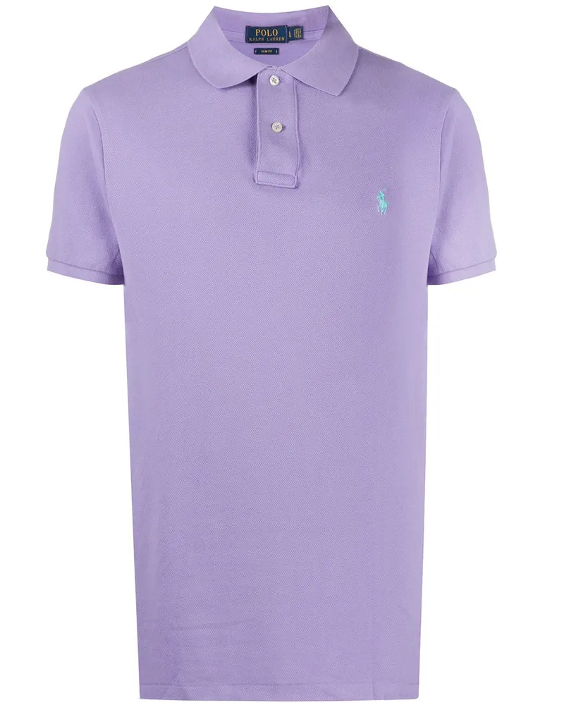 Ralph Lauren Poloshirt mit Logo-Stickerei - Violett Violett