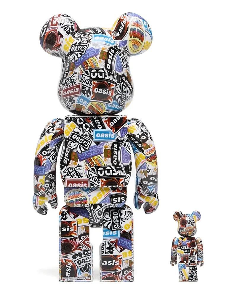 Medicom Toy Be@rbrick Oasis Figuren (2er-Set) - Weiß Weiß