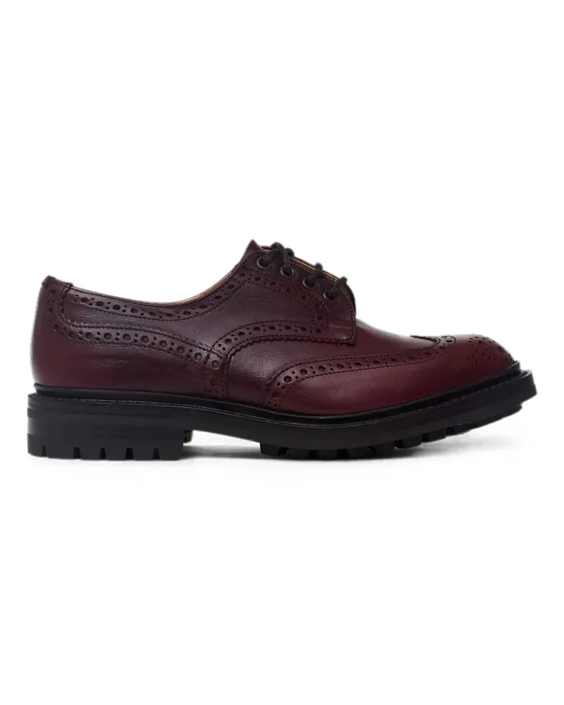 Tricker's Bourton Budapester mit Flügelenden - Rot Rot
