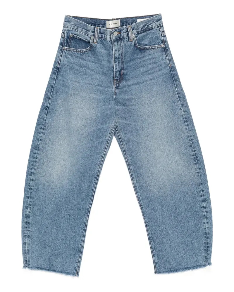 Frame Denim Ausgefranste Bubble Hose - Blau Blau