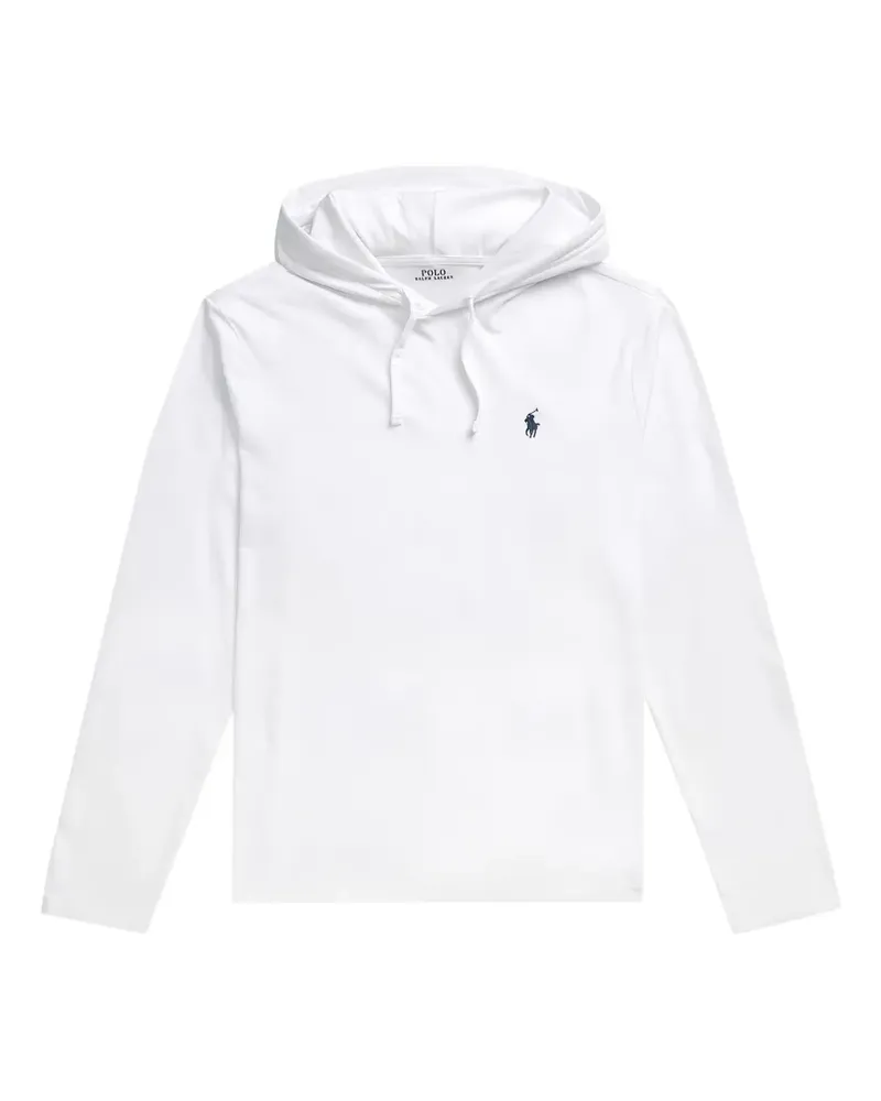 Ralph Lauren Hoodie mit Logo-Stickerei - Weiß Weiß