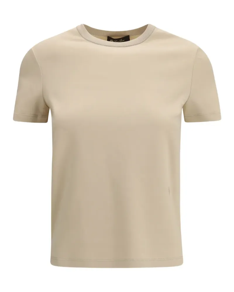 Loro Piana round-neck T-shirt - Nude Nude