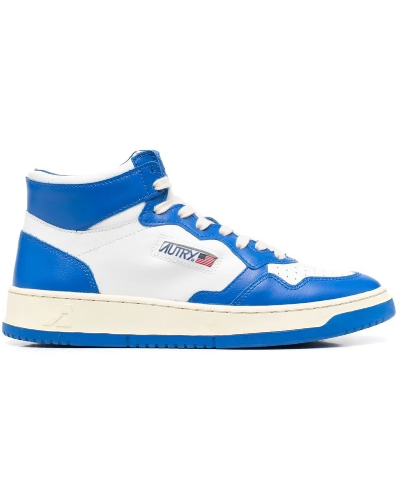 AUTRY High-Top-Sneakers mit Kontrasteinsätzen - Blau Blau